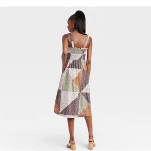 Universal thread smocked tank dress size medium